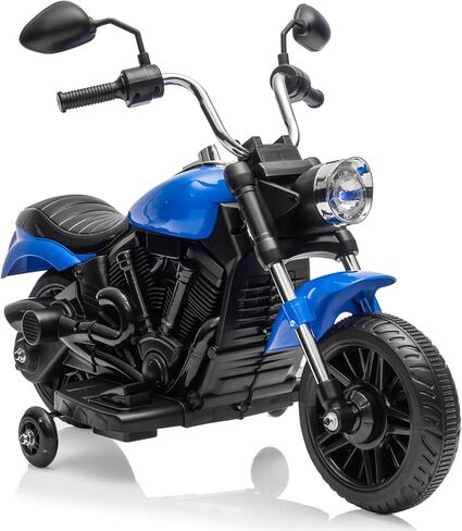 12V Electric Motorcycle for Kids, 3-Wheel Ride On Toy w/Detachable Training Wheels, Soft Start, Reverse, Headlight, Horn & Music, Battery Powered Kids Motorcycle for Toddler Boy Girl Ages 3-5, Pink in Saudi Arabia
