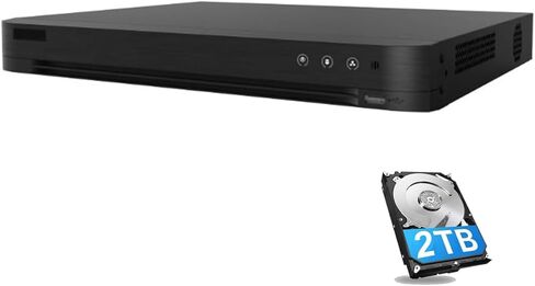 iDS-7216HUHI-M2/S مسجل فيديو رقمي ذو 16 قناة 5 ميجابكسل H.265+ Turbo HD مع محرك أقراص ثابتة سعة 2 تيرابايت، وكاميرا TVI بدقة تصل إلى 8 ميجابكسل، ومخرج HDMI وVGA بدقة 4K، واكتشاف الحركة لجميع القنوات التناظرية in Kuwait