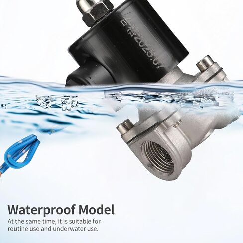Stainless Steel Waterproof Electric Solenoid Valve 1/2 NPT DC12V Fluid Control Normally Closed for Water Air Gas Oil in Saudi Arabia