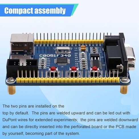 C8051F340 لوحة تطوير المتحكم الدقيق لوحة أساسية لوحة تعليمية لوحة النظام in Kuwait