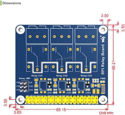 Pi Expansion Board Power Relay Board Module Kit for Raspberry Pi 5/4B/3B/Zero/Zero W/Zero 2W/Pico/Pico W/Pico WH,Remote Control Make Home Appliances Intelligent @XYGStudy in Saudi Arabia