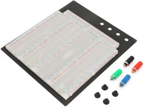 BORDSTRACT ZY-208 3220 Connection Point Solderless Breadboard, Circuit Test Board Reusable Jumper Power Module Precision Potentiometer Ideal for Prototyping and Classroom Projects in Saudi Arabia