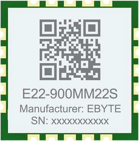 SX1262 868MHz 915MHz Lora Wireless RF Module E22-900MM22S 22dbm 7Km SMD Antenna Stamp Holes/IPEX Small Size in Saudi Arabia