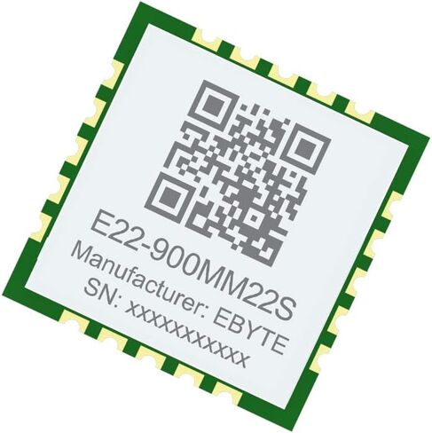 SX1262 868MHz 915MHz Lora Wireless RF Module E22-900MM22S 22dbm 7Km SMD Antenna Stamp Holes/IPEX Small Size in Saudi Arabia