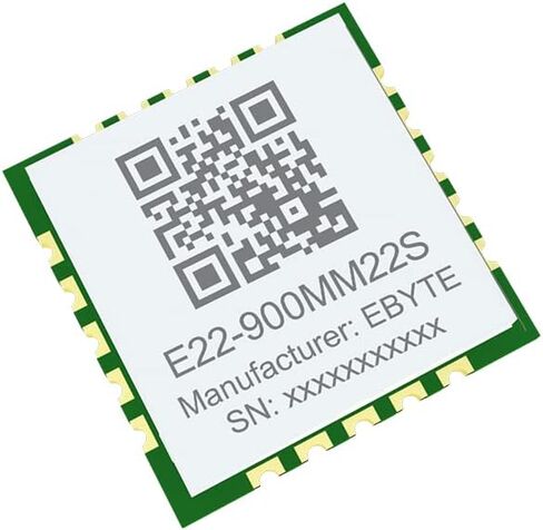 SX1262 868MHz 915MHz Lora Wireless RF Module E22-900MM22S 22dbm 7Km SMD Antenna Stamp Holes/IPEX Small Size in Saudi Arabia