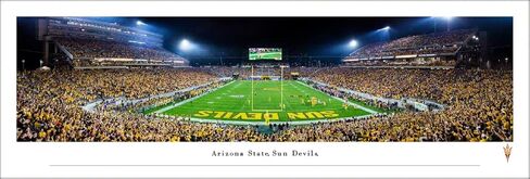Arizona State Football, End Zone - Panoramic Posters and Framed Pictures by Blakeway Panoramas in Saudi Arabia