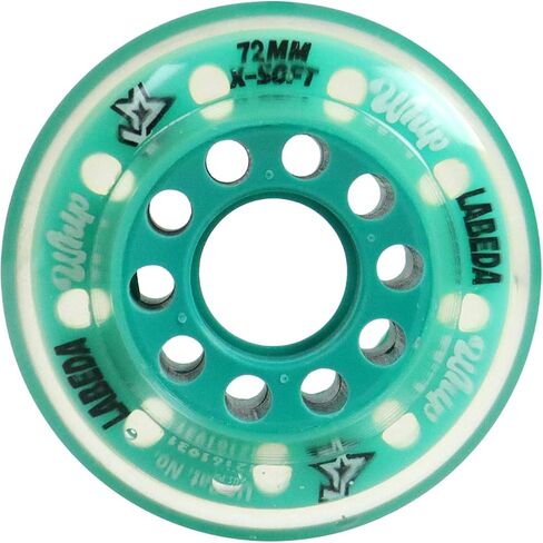 Labeda Whips Roller Hockey Wheel - Pink - عجلة واحدة - X -Soft - اختر حجم الحجم - فواصل غير متضمنة in Kuwait