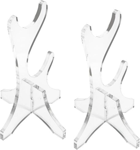 حامل فلوت من الأكريليك من SUPVOX زوج واحد من حامل الكلارينيت العمودي رف عرض سطح المكتب لمسجل السوبرانو لتخزين الآلات الموسيقية الهندية in Kuwait