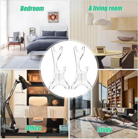 حامل فلوت من الأكريليك من SUPVOX زوج واحد من حامل الكلارينيت العمودي رف عرض سطح المكتب لمسجل السوبرانو لتخزين الآلات الموسيقية الهندية in Kuwait