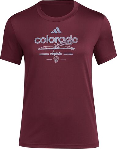 adidas Women's Colorado Rapids Vintage World Pre-Game Short Sleeve T-Shirt in Saudi Arabia