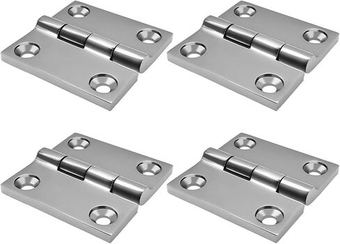 38 × 38 مم 316 مفصلات من الفولاذ المقاوم للصدأ مصقولة 4 قطع in Kuwait