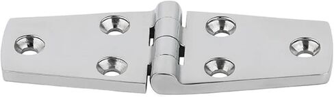 مفصلات تلميع مرآة من الفولاذ المقاوم للصدأ 6 فتحات 38 × 102 مم 4 قطع in Kuwait