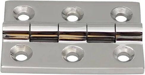 مفصلات ثقيلة مستطيلة 75 * 50 * 5 مم باب 6 فتحات 316/304 ستانلس ستيل 1 قطعة (304 ستانلس ستيل) in Kuwait