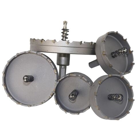 لقمة مثقاب أساسية من الفولاذ الكربيد 15-100 مم لقمة قطع منشار ثقب للوحة من الفولاذ المقاوم للصدأ وأدوات حفر معدنية وقطع معدنية قطعة واحدة (الحجم: 24 مم) in Kuwait