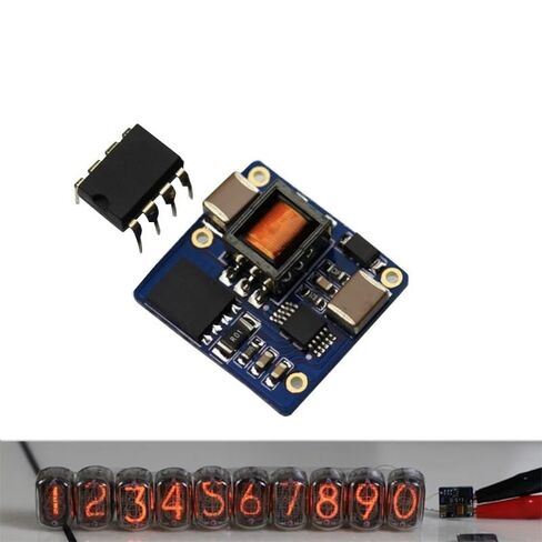 NCH8200HV High Voltage Boost Module Board DC Power Glow Tube Clock for Nixie Tubes Support Lithium Battery 5V USB Input in Saudi Arabia