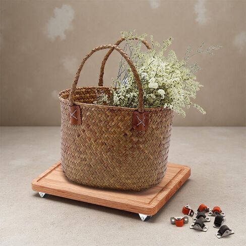 1/2 Inch Mini Fixed Caster Wheels, 10 Pack 0.5" Rubber Small Caster Wheels, with Screws Low Profile Single Direction Tiny Wheels for Furniture, Carts, Drawer, and DIY Projects, Storage Box, Planters in Kuwait