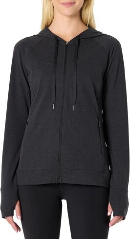 Amazon Essentials Women's Athletic Soft Performance Lightweight Zip Up Workout Hoodie Jacket in Saudi Arabia