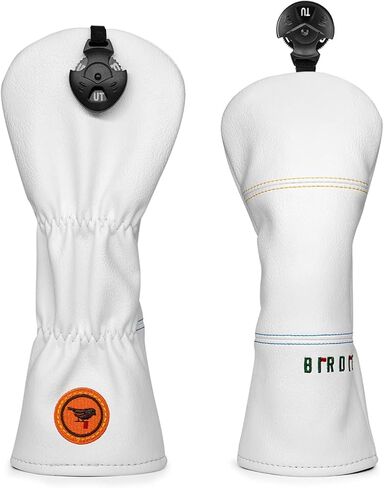 Golf Mallet Putter Cover, Birdie Design Golf Club Cover Magnetic Closure Premium Leather Putter Headcovers Golf Mallet Putter Cover for Golf DF3 Putter in Kuwait