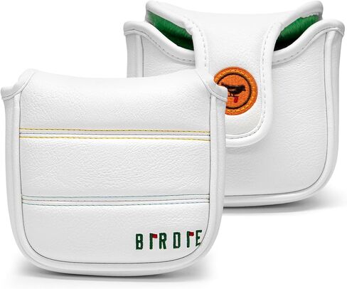 Golf Mallet Putter Cover, Birdie Design Golf Club Cover Magnetic Closure Premium Leather Putter Headcovers Golf Mallet Putter Cover for Golf DF3 Putter in Kuwait
