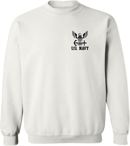 zerogravitee U.S. Navy Anchor Left Chest Crewneck Sweatshirt in Saudi Arabia