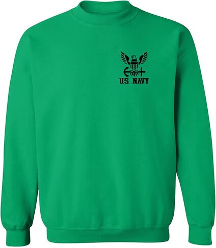 zerogravitee U.S. Navy Anchor Left Chest Crewneck Sweatshirt in Saudi Arabia