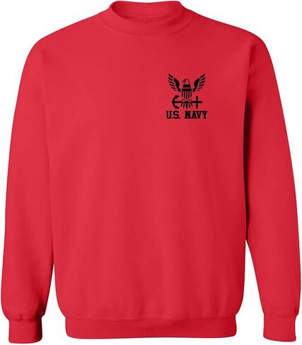 zerogravitee U.S. Navy Anchor Left Chest Crewneck Sweatshirt in Saudi Arabia