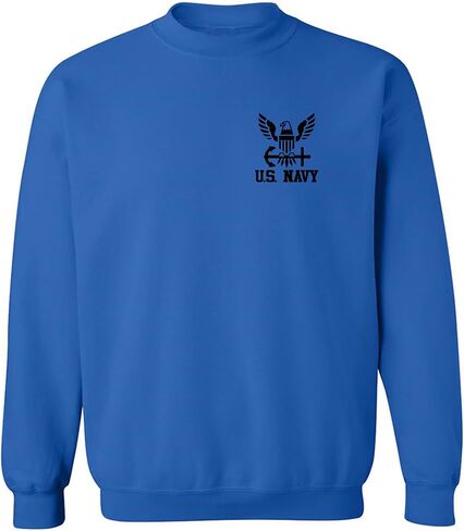 zerogravitee U.S. Navy Anchor Left Chest Crewneck Sweatshirt in Saudi Arabia