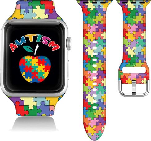 Compatible with Watch Bands for Women Men 38/40/41/42/44/45/46/49mm, Silicone Sport Replacement Wristband Strap for IWatch Series 11 10 9 Ultra 8 7 6 5 4 3 2 1 SE. in Saudi Arabia