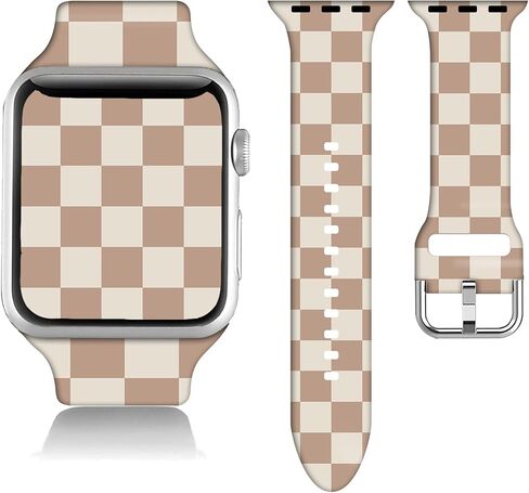 Compatible with Watch Bands for Women Men 38/40/41/42/44/45/46/49mm, Silicone Sport Replacement Wristband Strap for IWatch Series 11 10 9 Ultra 8 7 6 5 4 3 2 1 SE. in Saudi Arabia