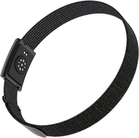 MoKo Nylon Loop Compatible with Amazfit Helio Strap Band, Soft Bicep Band Breathable Sport Wristband, Hook & Loop Armband with Top Cover Design in Saudi Arabia