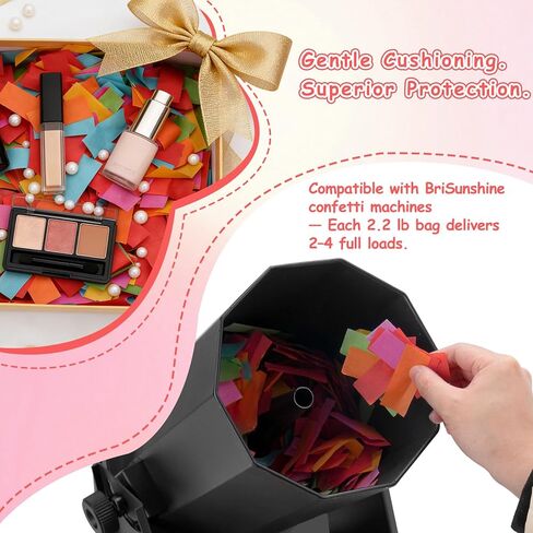 Confetti Paper, 2.2 LBs Multicolor Rectangular Tissue Paper for Confetti Machine, Weddings, Birthday Parties, Celebrations, Events in Kuwait