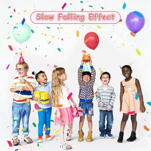 Confetti Paper, 2.2 LBs Multicolor Rectangular Tissue Paper for Confetti Machine, Weddings, Birthday Parties, Celebrations, Events in Kuwait