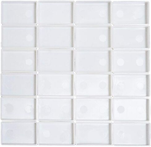 FCLUB 7.2ml Refillable Watercolor Pans – 39pcs Large Plastic Trays Compatible with Gansai Tambi, Perfect for Kuretake Paint Refills, Gouache, Travel Palettes & Artists in Kuwait