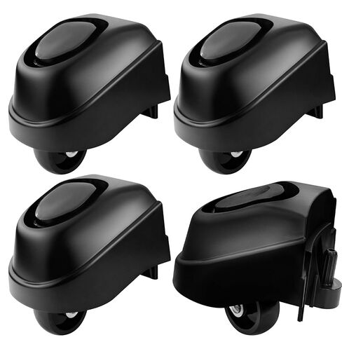 4PCS 12388 Foot Caster and 12293 Caster Wheel Kit Fit for Ridgid 6/9/12 Gal Wet/Dry Vacuum WD16650 WD06350 WD1665M WD1635 WD1635M WD1245M WD12460 WD09350 Vac Casters Plate Casters in Saudi Arabia