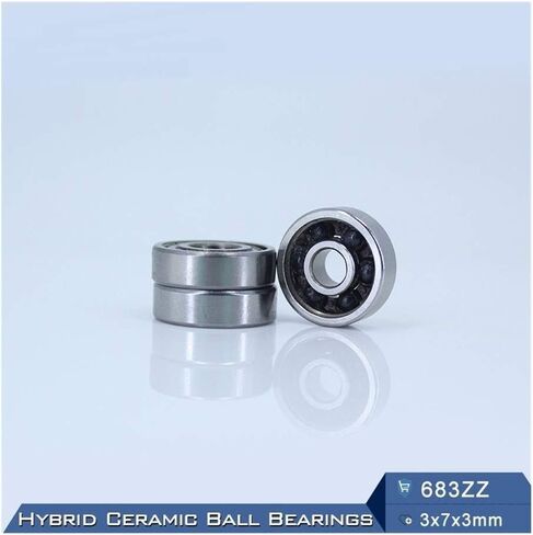 683 3NC 683ZZ محمل السيراميك الهجين 3 * 7 مم ABEC-1 صناعة المحرك المغزل 683HC الهجينة Si3N4 الكرات in Saudi Arabia