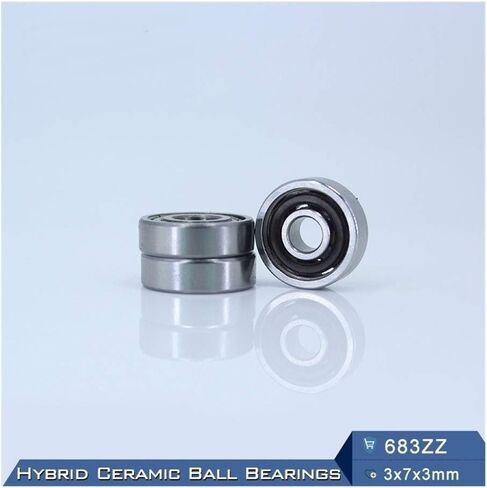 683 3NC 683ZZ محمل السيراميك الهجين 3 * 7 مم ABEC-1 صناعة المحرك المغزل 683HC الهجينة Si3N4 الكرات in Saudi Arabia