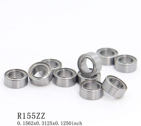 R155ZZ Bearing for RC Model Parts ABEC-1 5/32" x5/16 x1/8" inch Miniature R155 ZZ Ball Bearings in Saudi Arabia