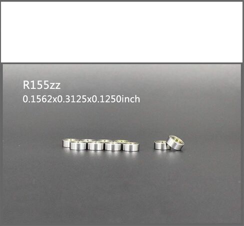R155ZZ Bearing for RC Model Parts ABEC-1 5/32" x5/16 x1/8" inch Miniature R155 ZZ Ball Bearings in Saudi Arabia