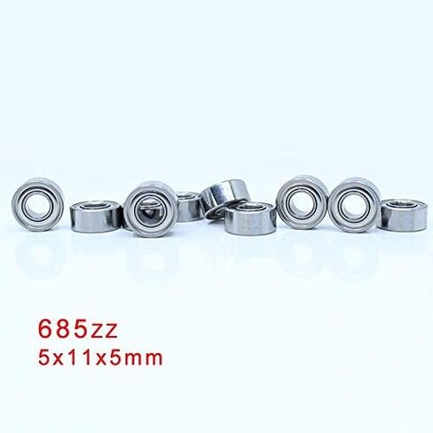 10PCS 685ZZ Deep Groove Ball Bearing ABEC-5 5x11x5 mm Miniature Shield Bearings 618/5ZZ for EMQ Z3V3 685 ZZ in Saudi Arabia
