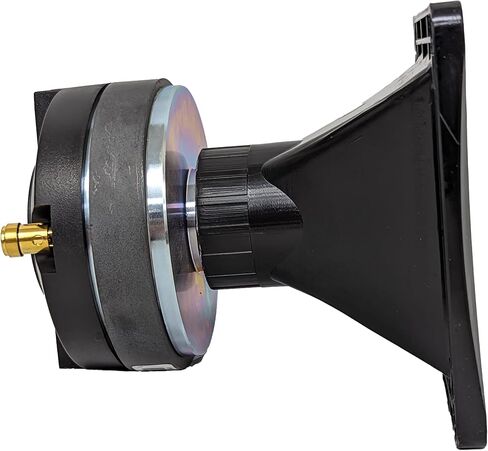 محرك بوق Sundown Audio SDEH-04 مقاس 4 بوصات - 100 وات RMS، 4 أوم - محرك ضغط غشاء تيتانيوم عالي الكفاءة لأنظمة PA/المسرح - صوت عالٍ 105 ديسيبل، وحدة واحدة، تشويه منخفض in Saudi Arabia