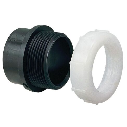 NIBCO - I01455H U580127 11/2 SPGXSJ TRAP ADAPTER ABS، أسود، 1-1/2 بوصة (U580127112) in Saudi Arabia