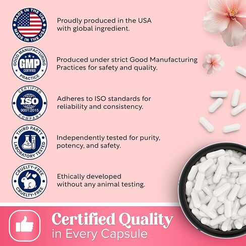 مكمل Myo-Inositol & D-Chiro Inositol للنساء - كبسولات إينوزيتول بنسبة 40:1 مع حمض الفوليك وفيتامين D3 والمغنيسيوم والزنك - دعم المبيض إينوزيتول متعدد الفيتامينات - 2050 مجم، 120 قطعة in Saudi Arabia