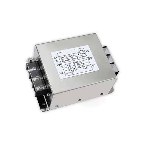 CW7N Three-Phase Three-Wire AC Terminal Block Power Filter servo Inverter Input and Output Type 380V Anti-Interference(CW7N-20A-R) in Saudi Arabia