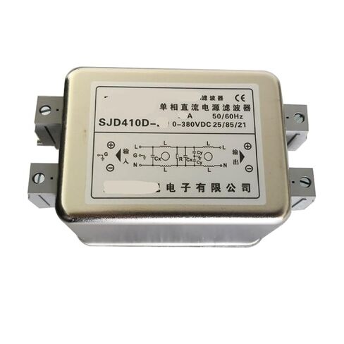 Single-Phase 220V AC Double-Section Terminal Block Power Filter SJD410D- 10A 20A 30A(SJD410D-20A) in Saudi Arabia