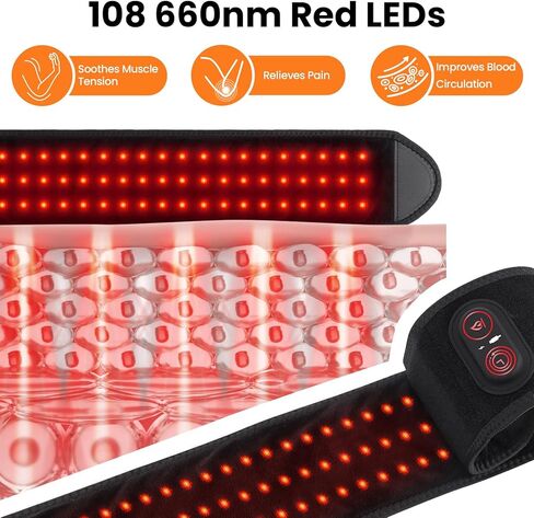 وسادة تدفئة لاسلكية للكوع مع ضوء أحمر، وسادة تدفئة للذراع، وسادة تدفئة لتخفيف آلام الذراع والكوع، وسادة تدفئة للكوع لالتهاب الأوتار ومرفق التنس، 3 مستويات للحرارة، أسود in Kuwait