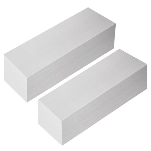 4PCS Square Aluminum Flat Bar, 1x2x8 Inch Aluminum Block, 6061Square Aluminum Bar Stock, General Purpose Plate, 25MM Thickness T6 Solid New Mill Stock in Saudi Arabia