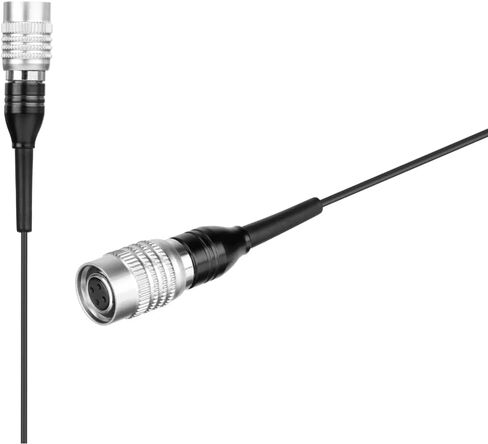 ميكروفون Lavalier/طية صدر السترة بديل لجهاز إرسال الصوت اللاسلكي Audio-Technica، نظام Lavalier اللاسلكي، مكثف، أحادي الاتجاه، موصل أنثى Hirose (HRS) ذو 4 دبابيس، أسود in Saudi Arabia
