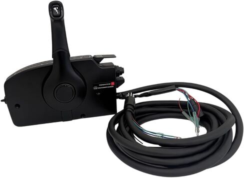 صندوق التحكم عن بعد للتركيب الجانبي GEN I 8Pin 881170A20 لمحرك ميركوري الخارجي مع حزام سحب 20 قدم للفتح، المقبض الأيمن in Kuwait