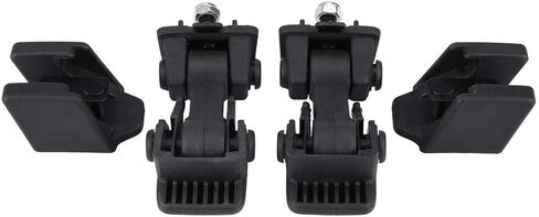 CHICIRIS غطاء محرك السيارة ABS الصلب مزلاج السلامة والأقواس يصلح لمجموعة تأثير TJ 97-06 من 2 للإصلاح السريع in Kuwait