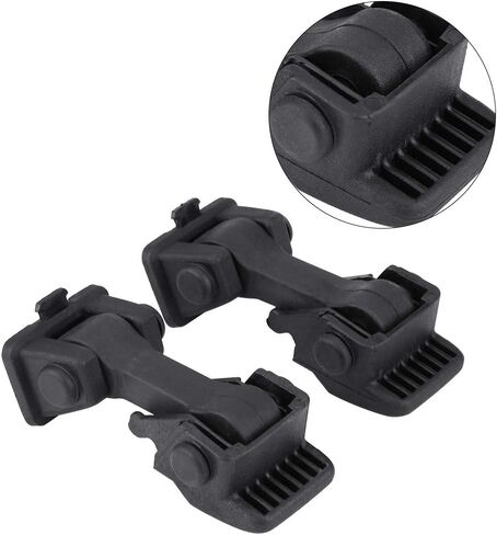 CHICIRIS غطاء محرك السيارة ABS الصلب مزلاج السلامة والأقواس يصلح لمجموعة تأثير TJ 97-06 من 2 للإصلاح السريع in Kuwait